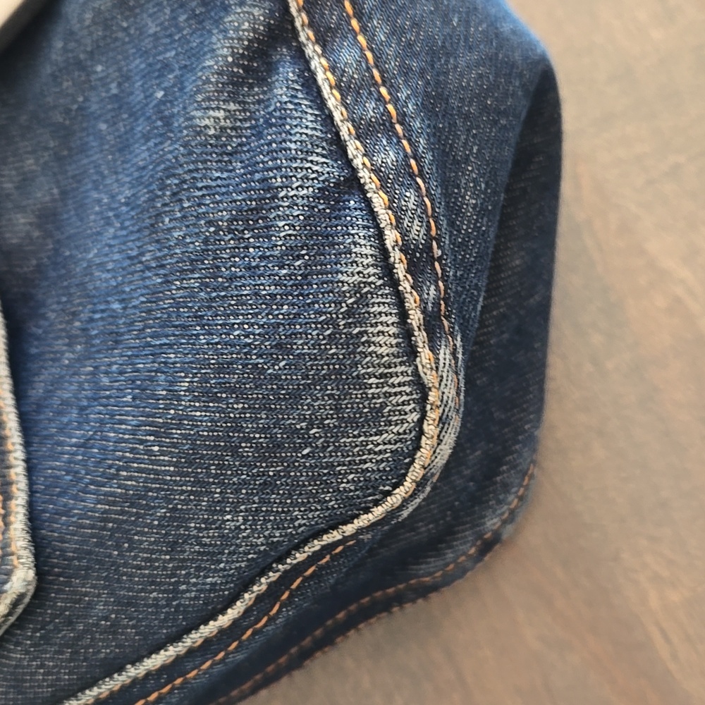 Auth Fendi Denim Mama Baguette - Picture 8 of 16